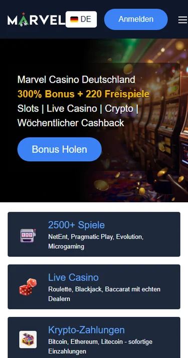 Marvel Casino Baccarat: Spiel und Login — Review für Spieler aus Deutschland